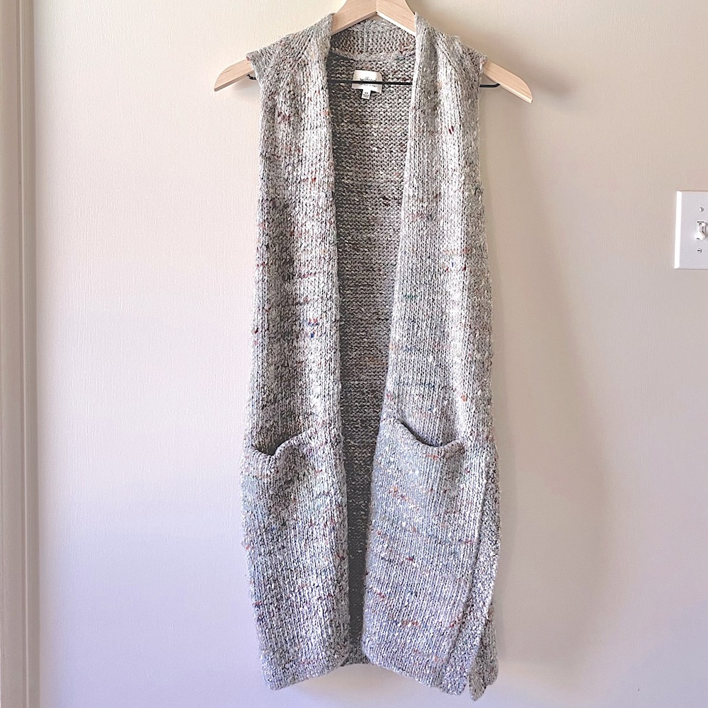 Aritzia Wilfred Dunkirk Long Sweater Vest